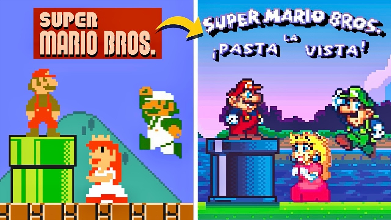 SUPER MARIO BROS.: PASTA LA VISTA - Fangame Playthrough