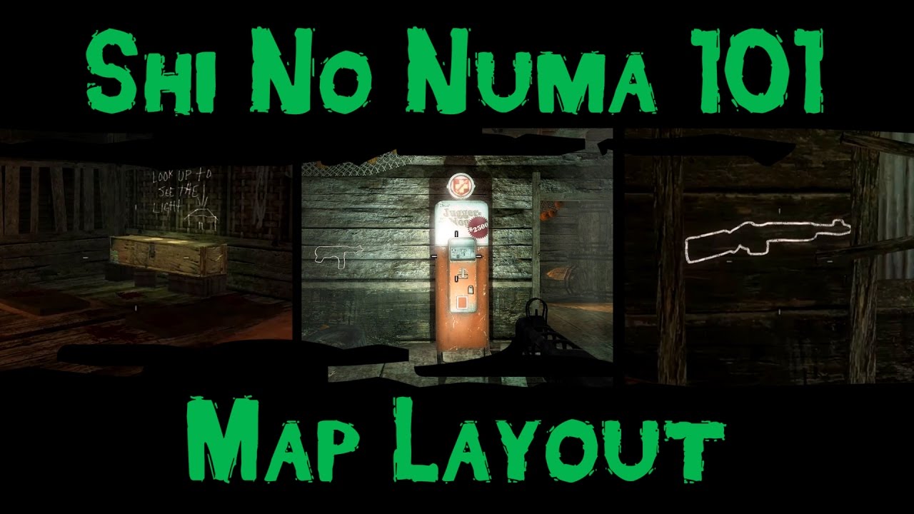 Zombies 101 :: Shi No Numa 101 :: Map Layout, Perk Locations, Mystery Box Locations, Walkthrough