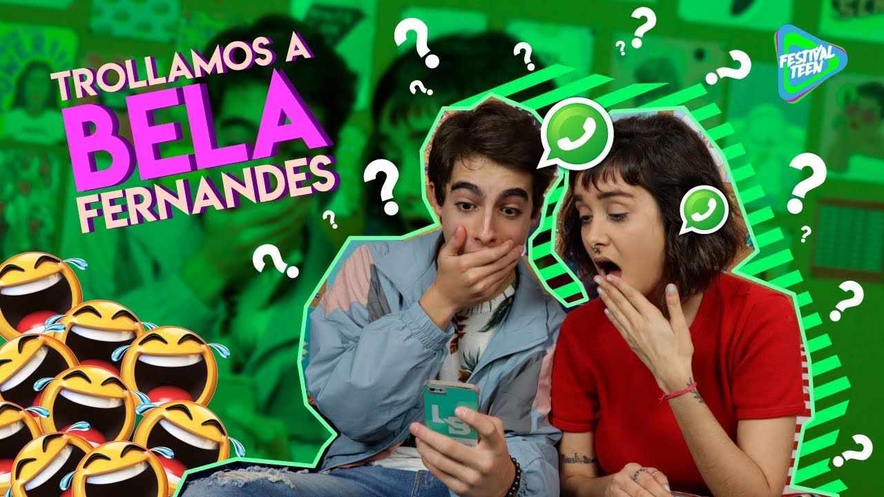 LUCAS BURGATTI se declara para a bff BELA FERNANDES do SBT