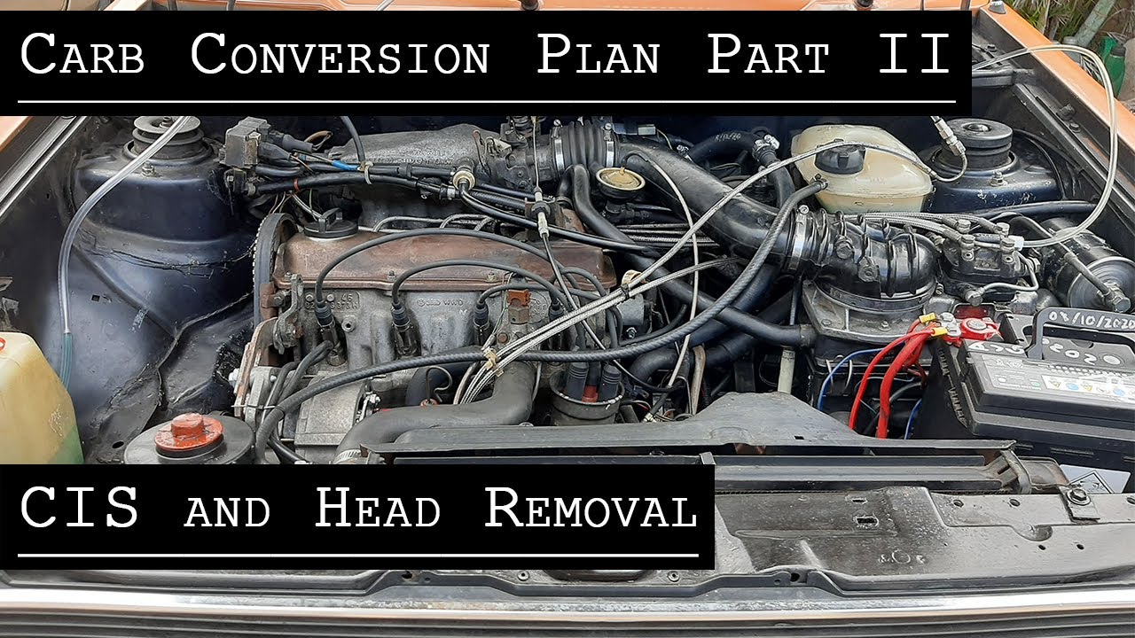 VW Golf Mk1 Bike Carb Conversion - CIS and Head Removal