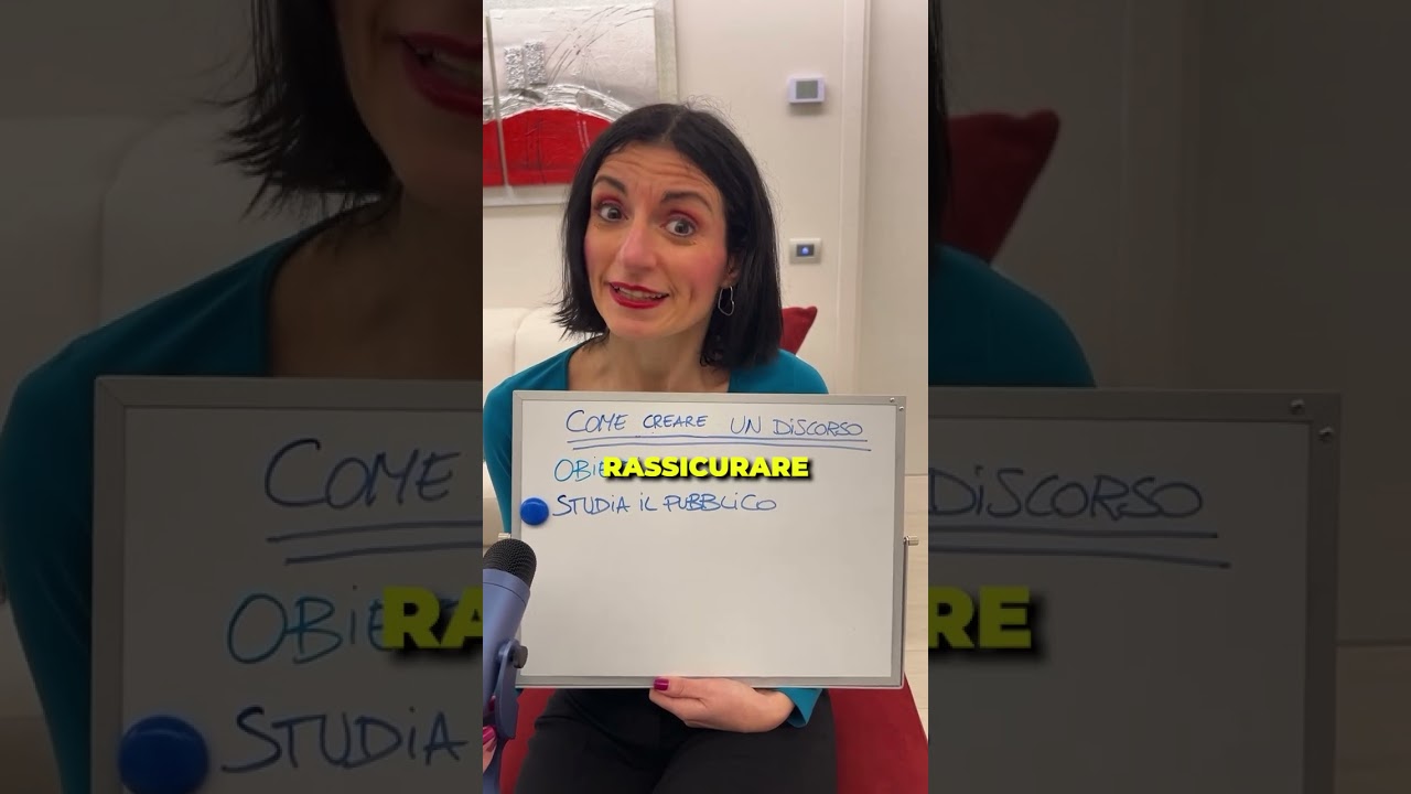 Costruisci un discorso MEMORABILE in 4 semplici step