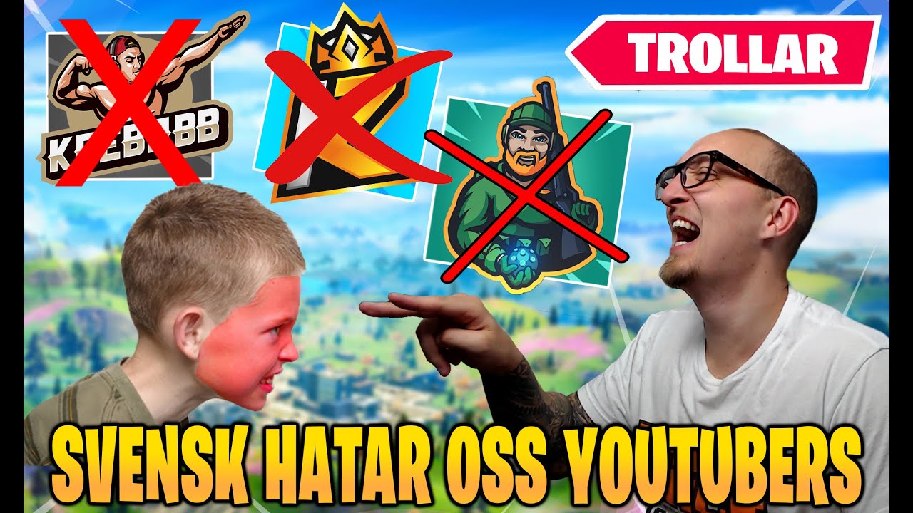 SVENSK P12 HATAR OSS YOUTUBERS I FORTNITE