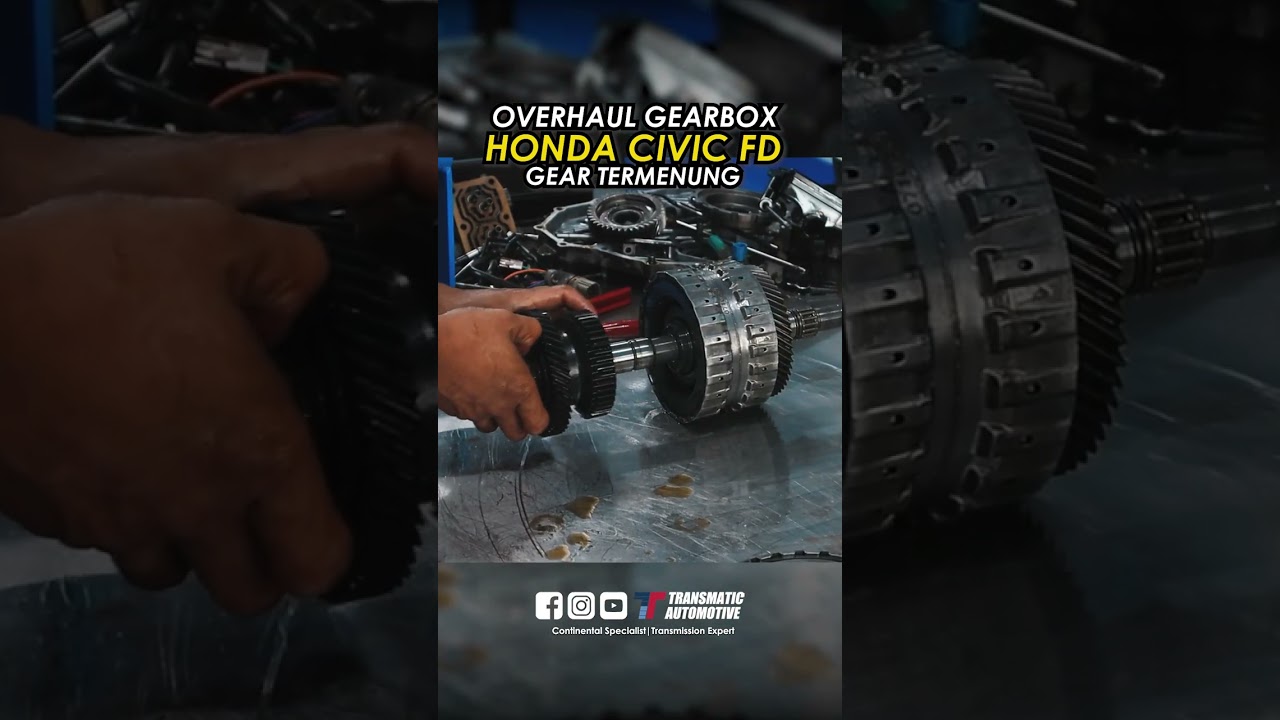 HONDA CIVIC FD GEARBOX OVERHAUL | Gearbox Delay sampai 10 Saat Baru Masuk Gear!