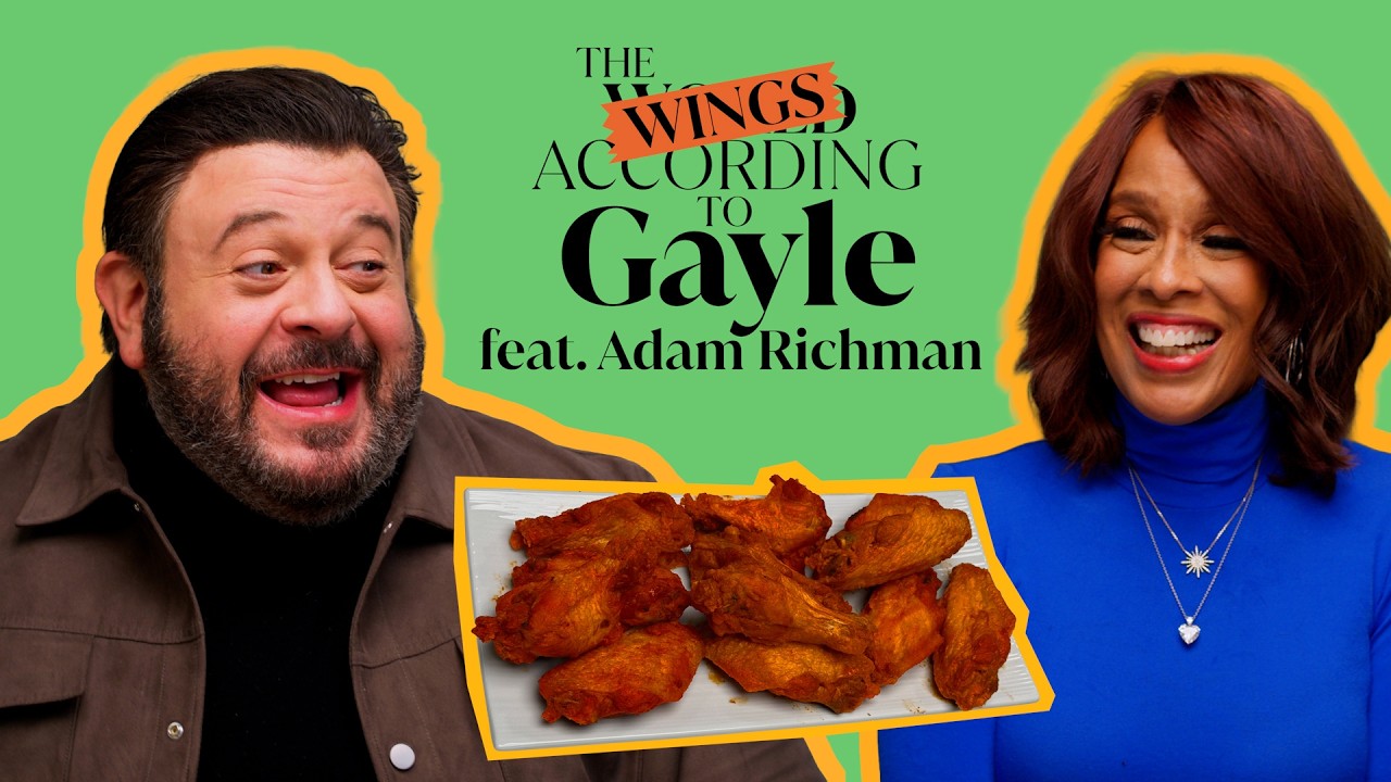 Gayle King and Adam Richman Taste the Best Chicken Wings in New York City