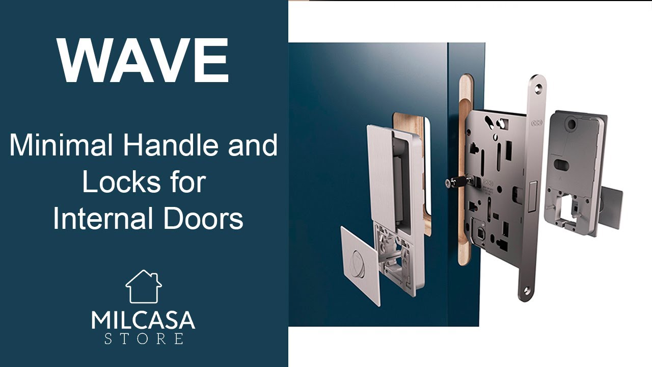 Milcasa Store - WAVE Minimal Handle and Locks for Internal Doors