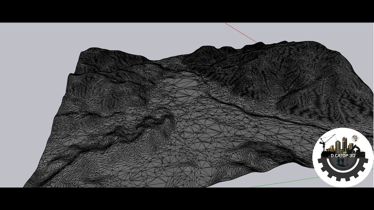 Exportar curvas de nivel del Autocad Civil 3D al sketchup pro