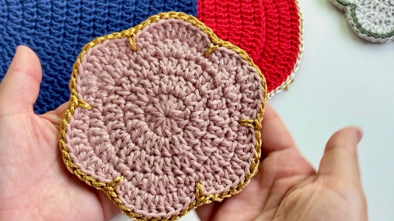 Tutorial fácil, de um porta copo. #crochet #croche #tutoriais #passoapasso 