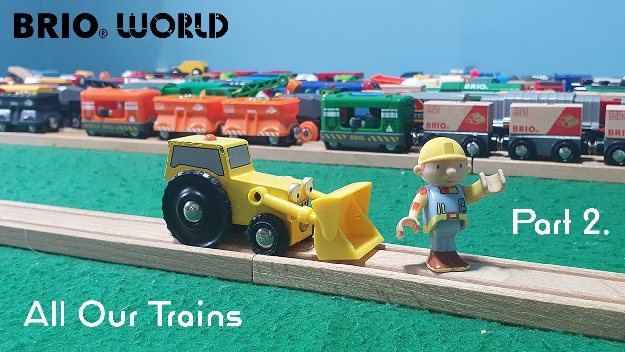 All our Cargo Trains, Wagons and Vehicles Lined Up!