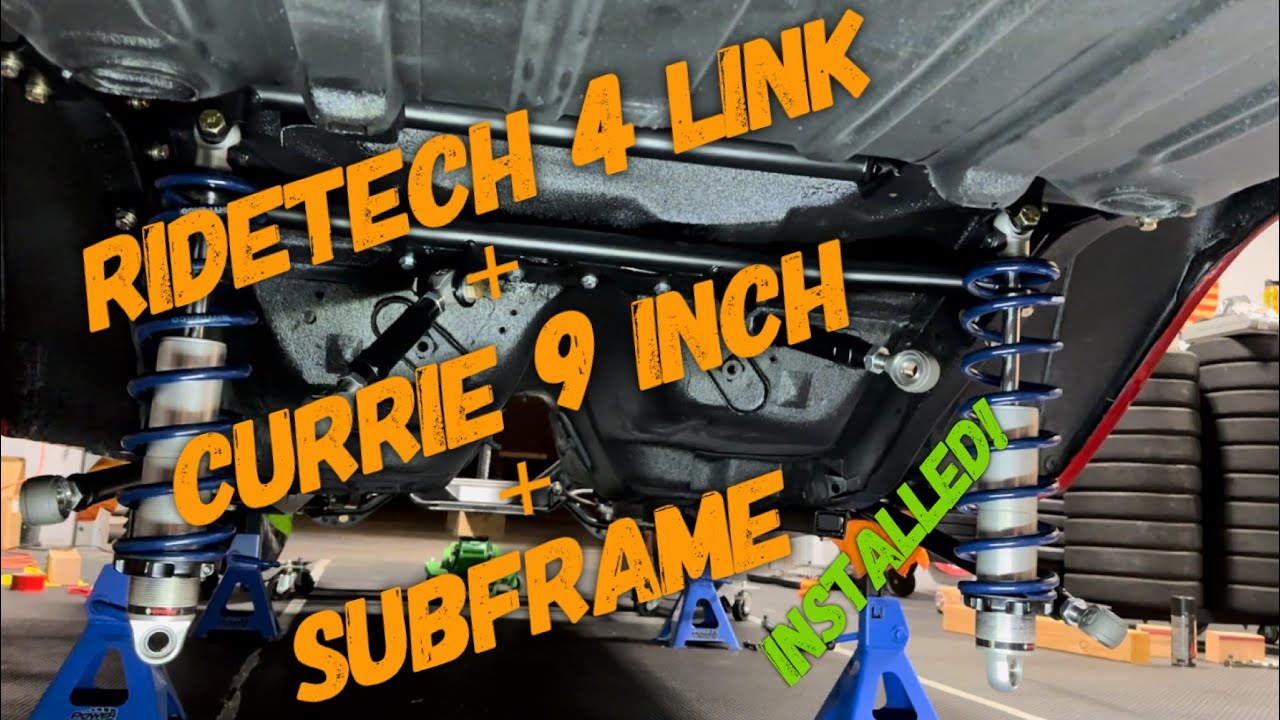 1969 Camaro Project - Part 11 - Ridetech 4 Link, Subframe, and Subframe Connectors Installed!
