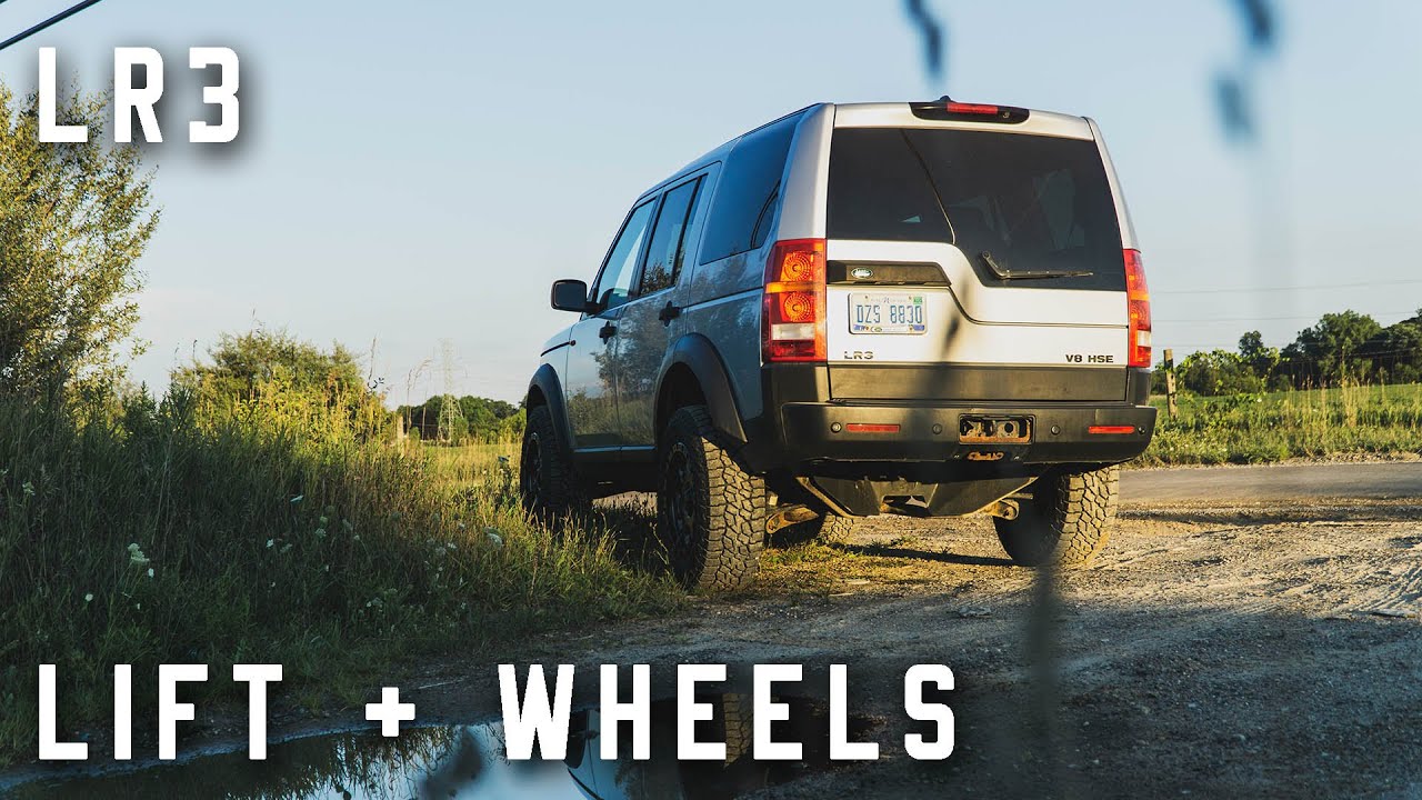 Land Rover LR3 Lift Kit and Wheel Install | It's Huge!