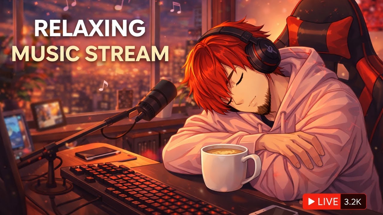 🌙☕Lo-fi beats to relax | chat & chill ☕🌙