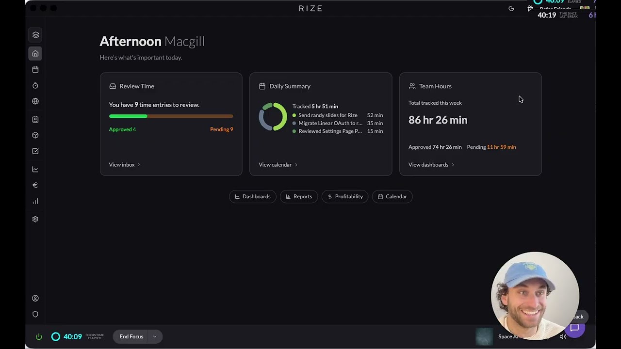 Automatic Client Time Tracking with AI (Rize Demo)