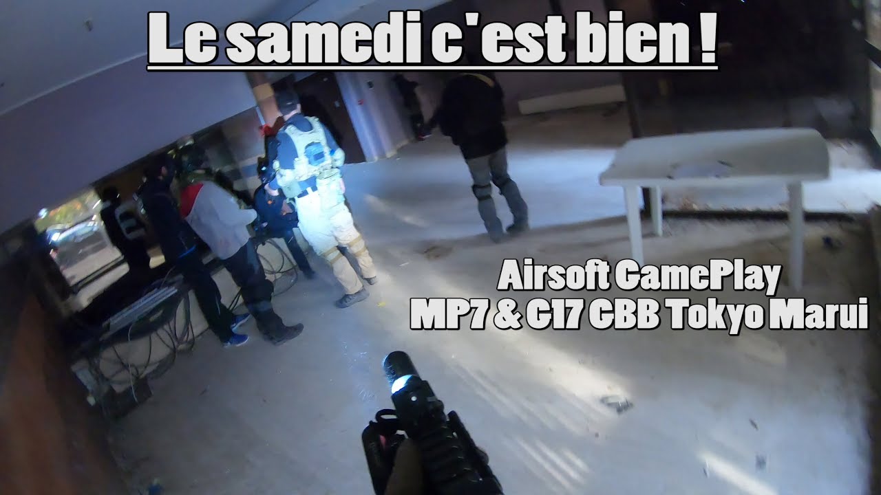 [Airsoft GamePlay] Le samedi c'est bien ! MP7/G17 Tokyo Marui | Desk Wild Trigger]