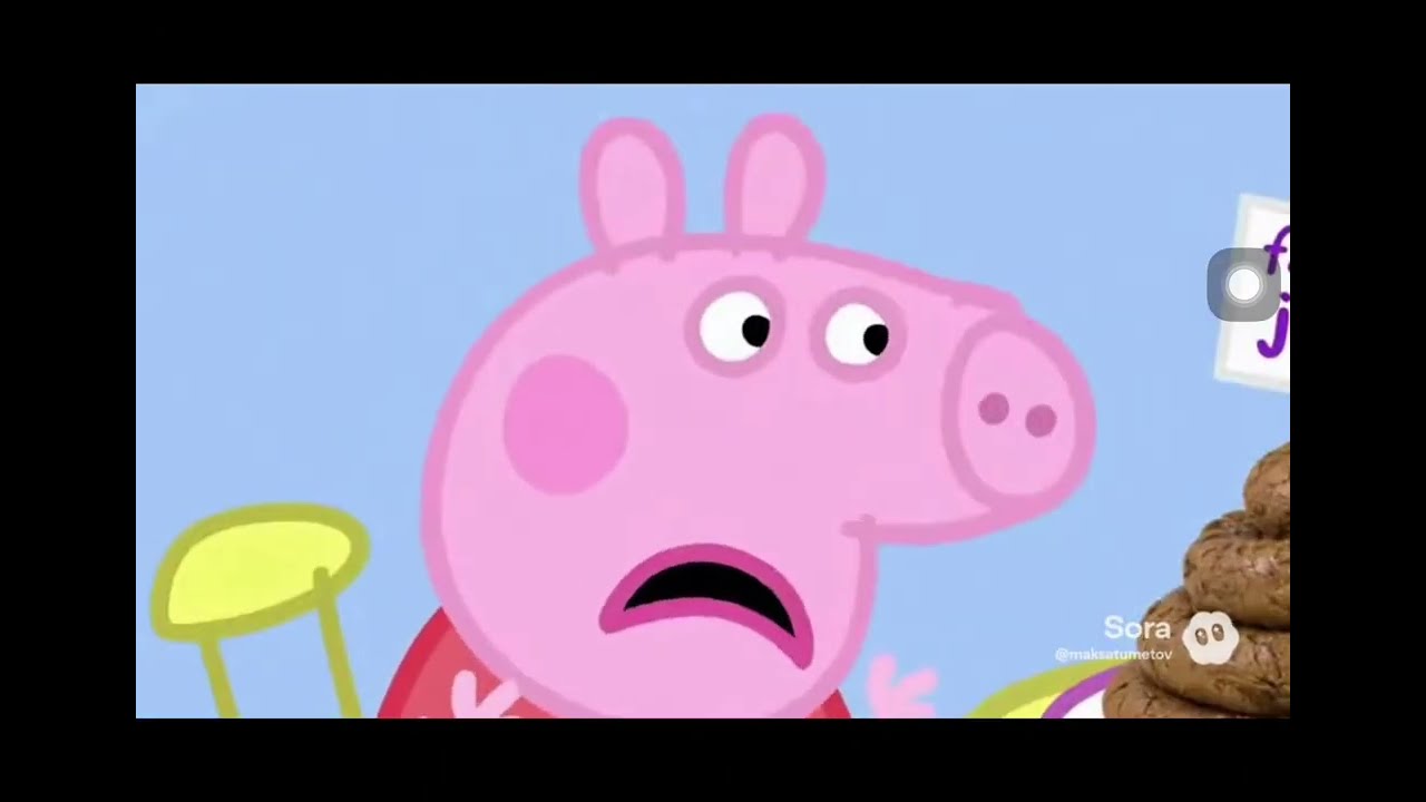 Peppa pig becoming and brain eater or Mukbang gets grounded Sora 2 part 2 