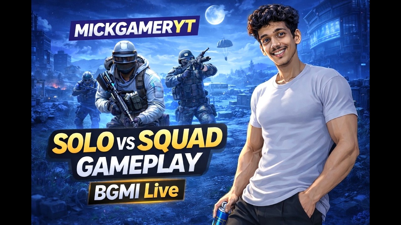 DUO VS SQUADS 🤯 CHILL GAMEPLAY POLAMAA 😄 | LET’S GO FOR 2K SUBS❤️ #bgmilive #pubgmobile #Mickgameryt