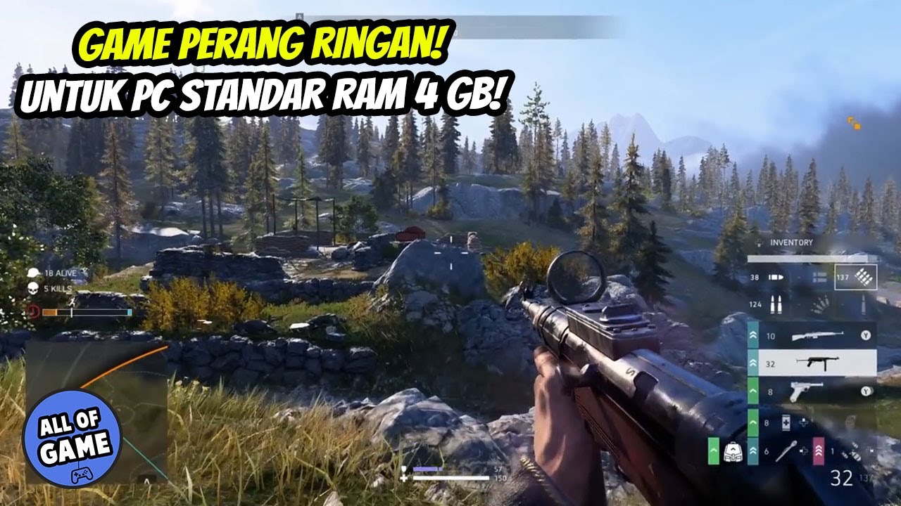 PC RAM 4!! 5 OLD PC WAR Games That Can Be Played on PC RAM 4 | Multiplayer PC Games