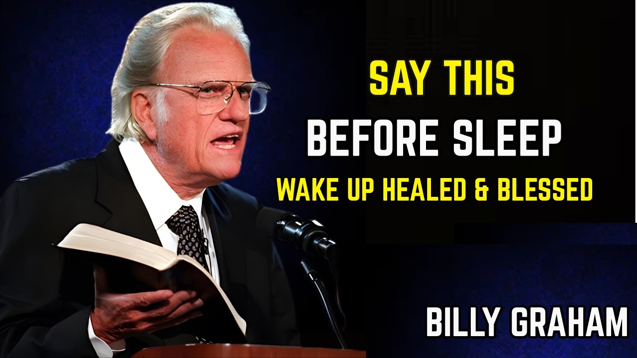 “Speak These 4 Powerful Bible Verses Before Bed – Wake Up HEALED & Blessed! 💖🙌”