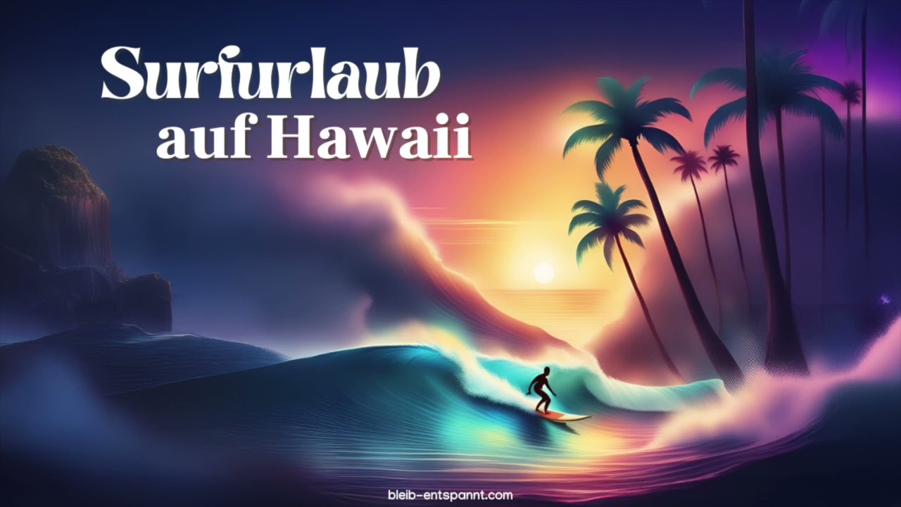 Traumreise für Kinder, Jugendliche und Erwachsene - Surfurlaub auf Hawaii - Geschichte übers Surfen