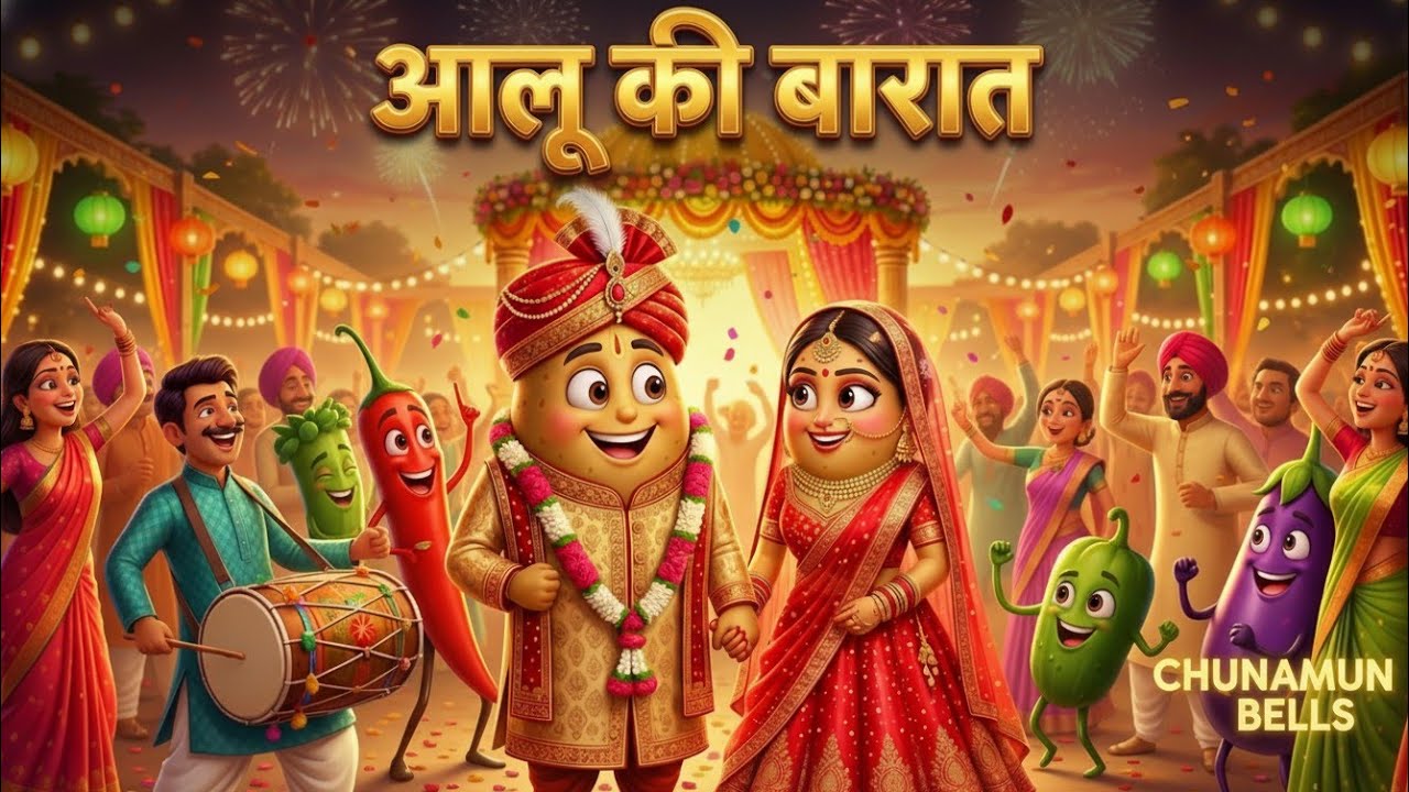 Aloo Ki Baraat 🥔 | Kids Hindi | Cartoon Video | आलू की बारात 