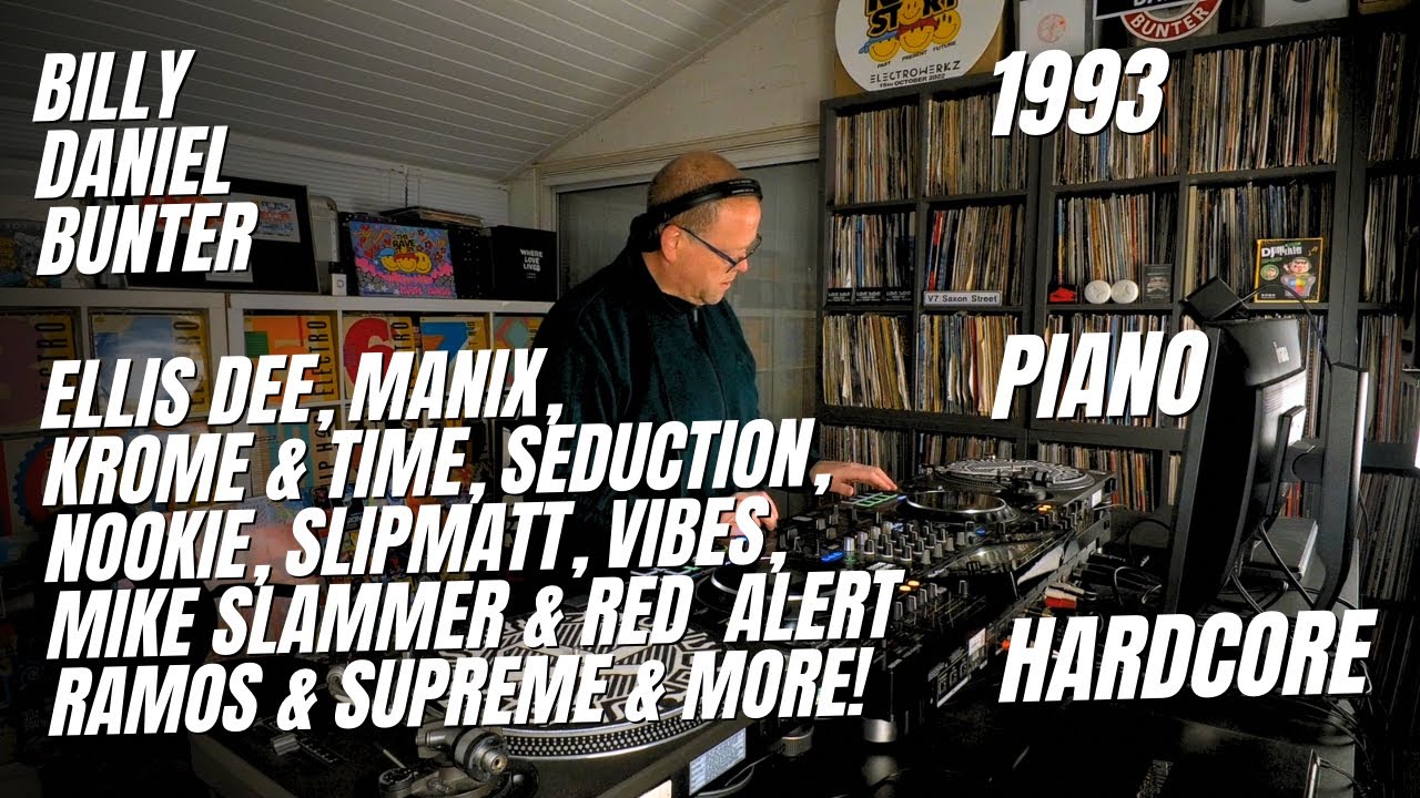 The Sound of 1993 | Breakbeat Piano Hardcore Rave Anthems Mix | Billy Daniel Bunter