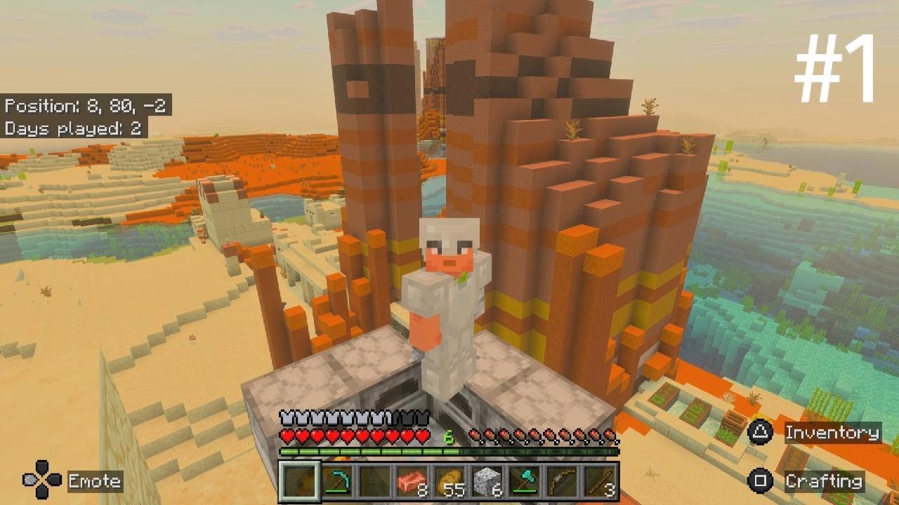 Minecraft Part 1 On Amin's kitchen And Gaming