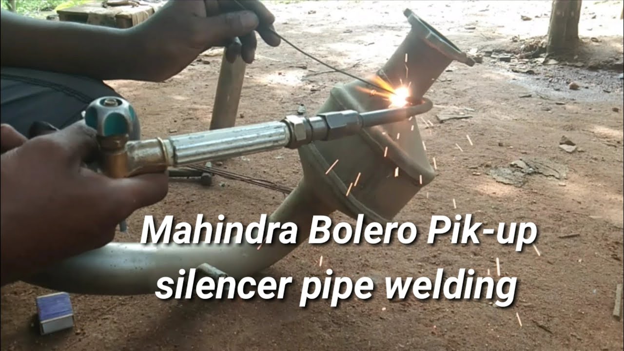 Mahindra Bolero Pik-up silencer pipe welding