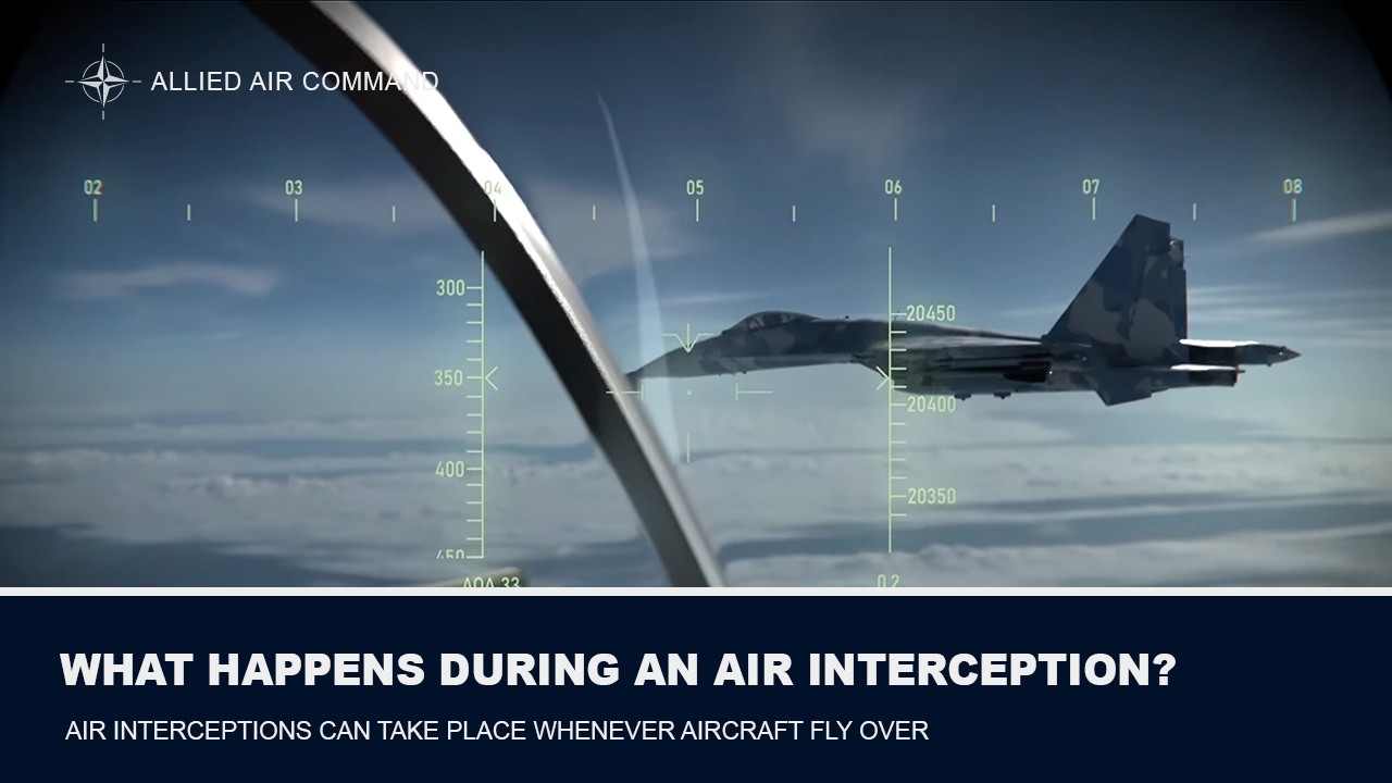 What happens during an air interception?