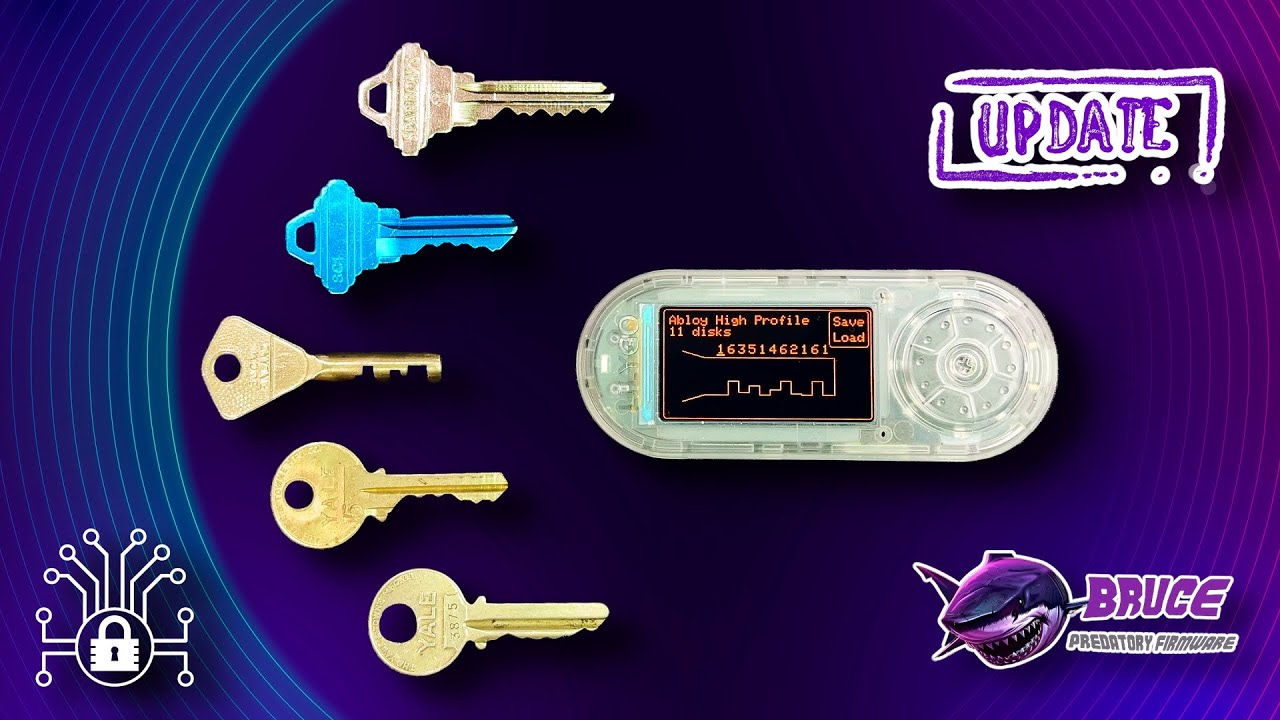 Декодирование ключей - Обновление 📟 LILYGO T-Embed CC1101 🦈 Прошивка Bruce