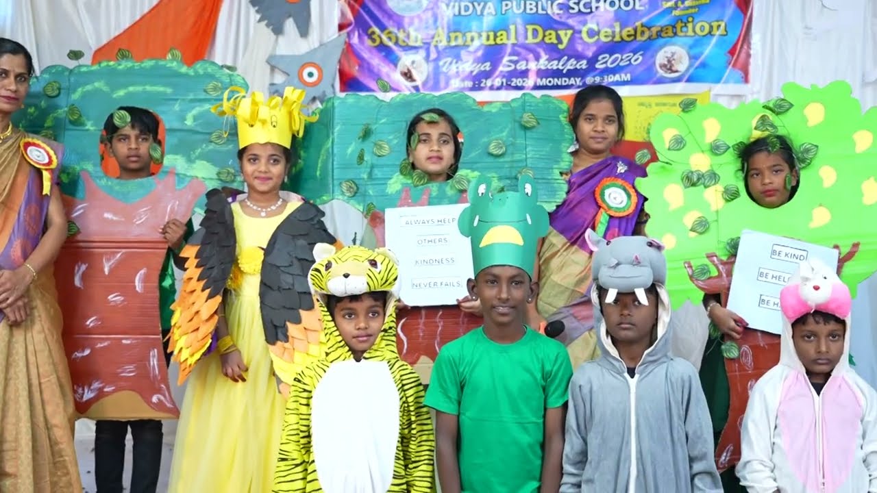 Vidya Sankalpa 2026 | Class 4 & 5 English Skit Performance | “Kindness” 🐦🌳 |