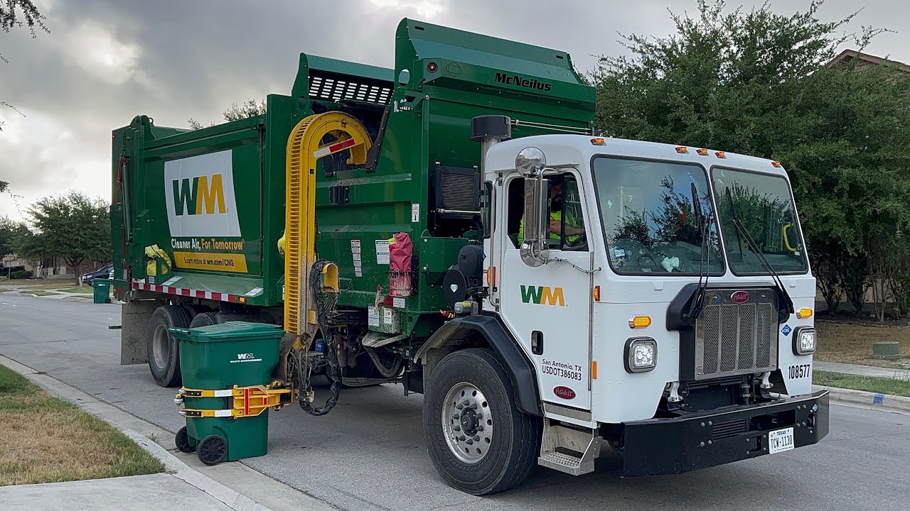 Waste Management: Brand New Peterbilt 520 NGen McNeilus ZR Garbage Truck