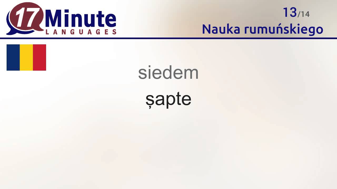 Nauka rumuńskiego (bezpłatny materiał video)