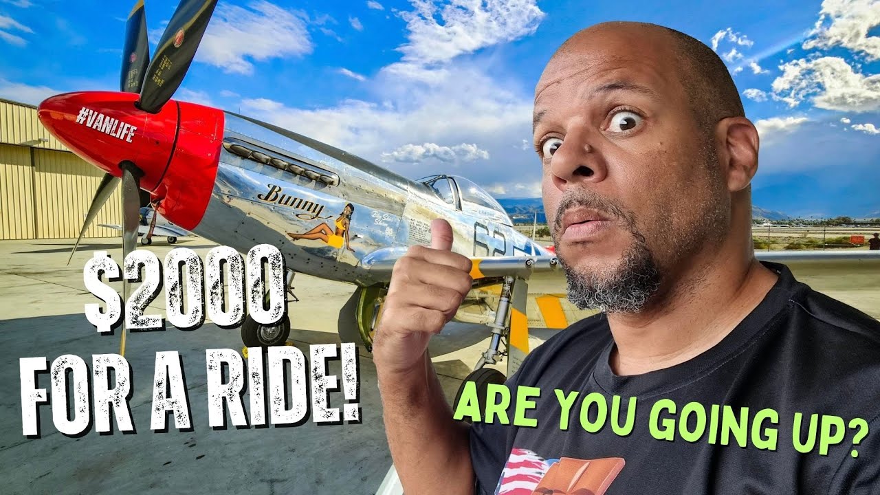 Vanlife | $2000 Ride On An 80 Year Old Plane? Are You Going Up? Looking For Trouble In Palm Springs!