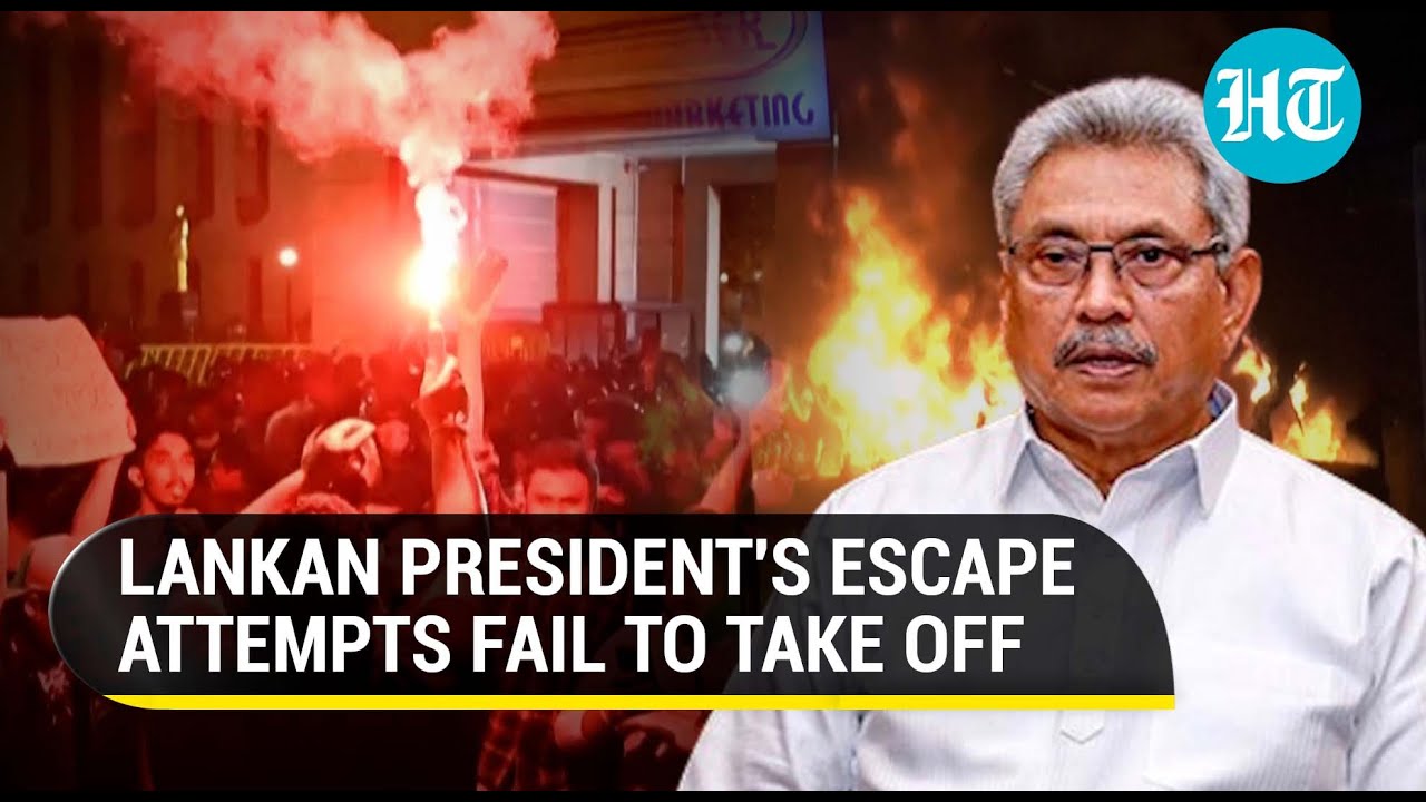 Lankan President & relatives stopped from escaping to Dubai | What happened at the airport