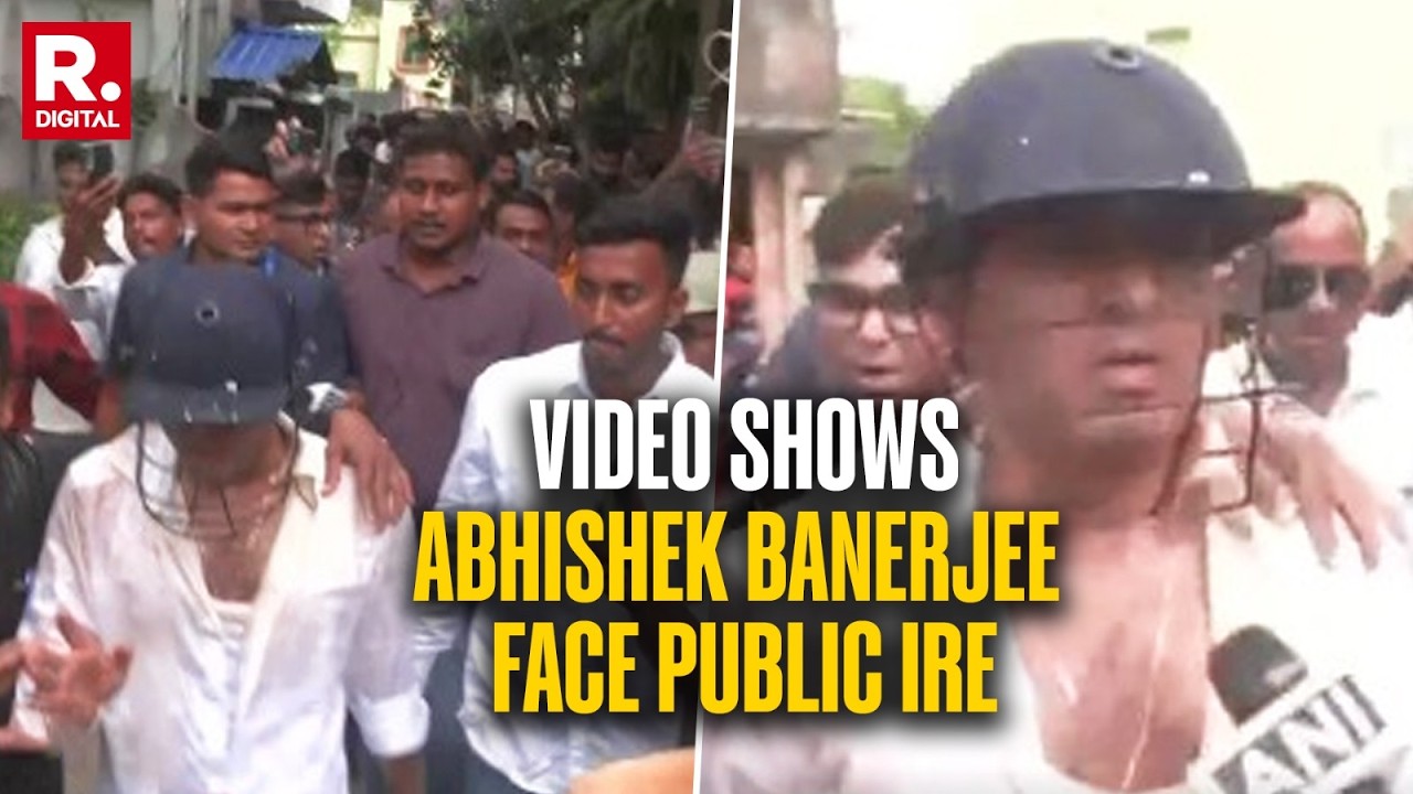 TMC MP Abhishek Banerjee Faces Public Heckling, Protests During Sonarpur Visit In Bengal