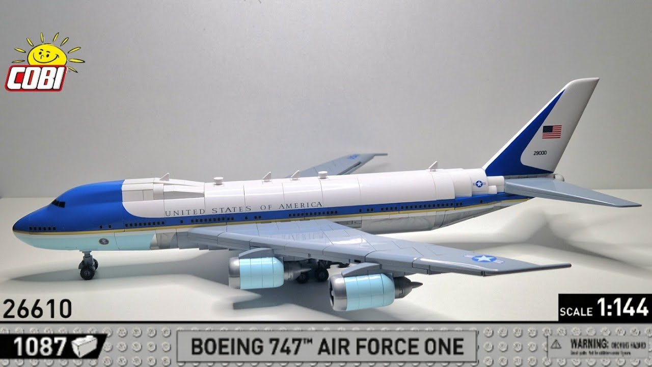 Cobi 26610 Boeing 747 Air Force One Speed Build