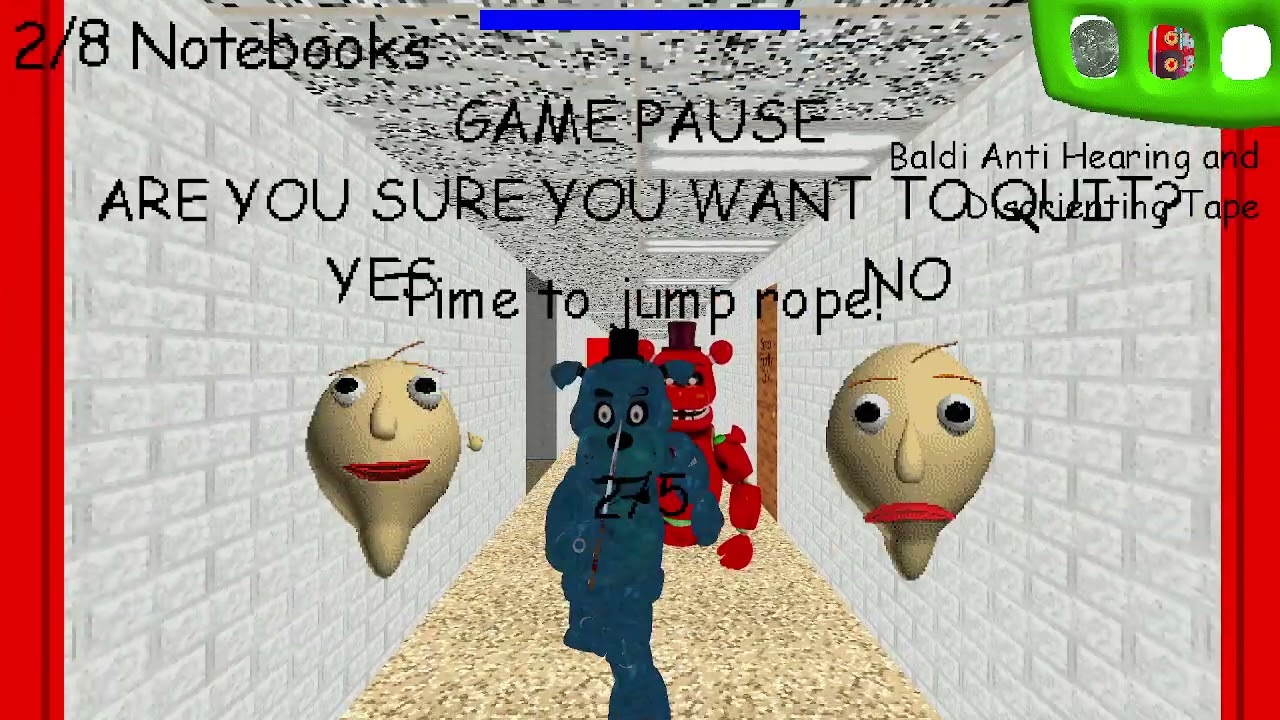 THE SPRINTING BEAR 5 - baldi mod
