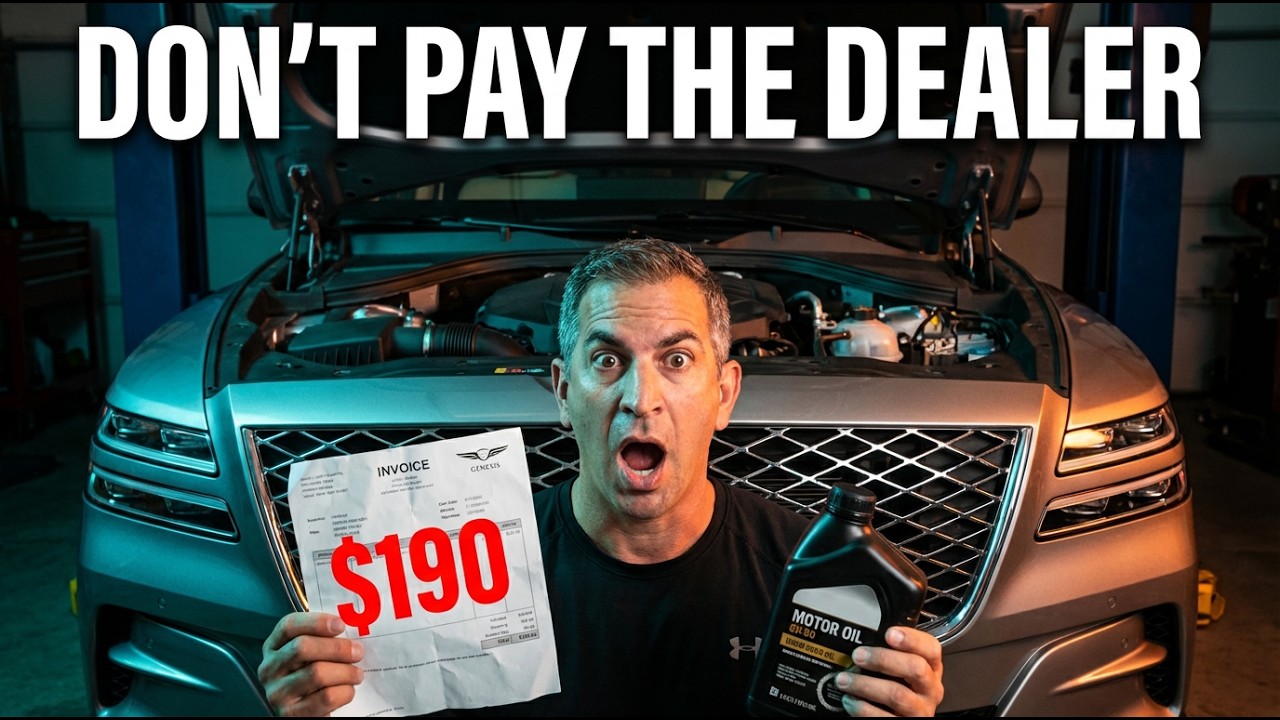 (DIY) How To Change Oil on a 2021–2026 Genesis GV80 3.5T (Save $100+!)