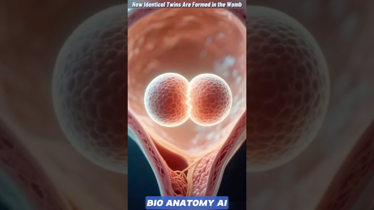 How Identical Twins Are Formed | Human Embryology Explained #fertilization #twins #identicaltwins