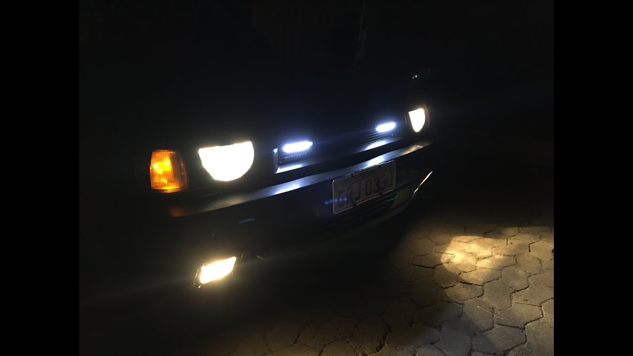 Farol neblina “milha dianteiro” instalação completa Fiat Tipo.