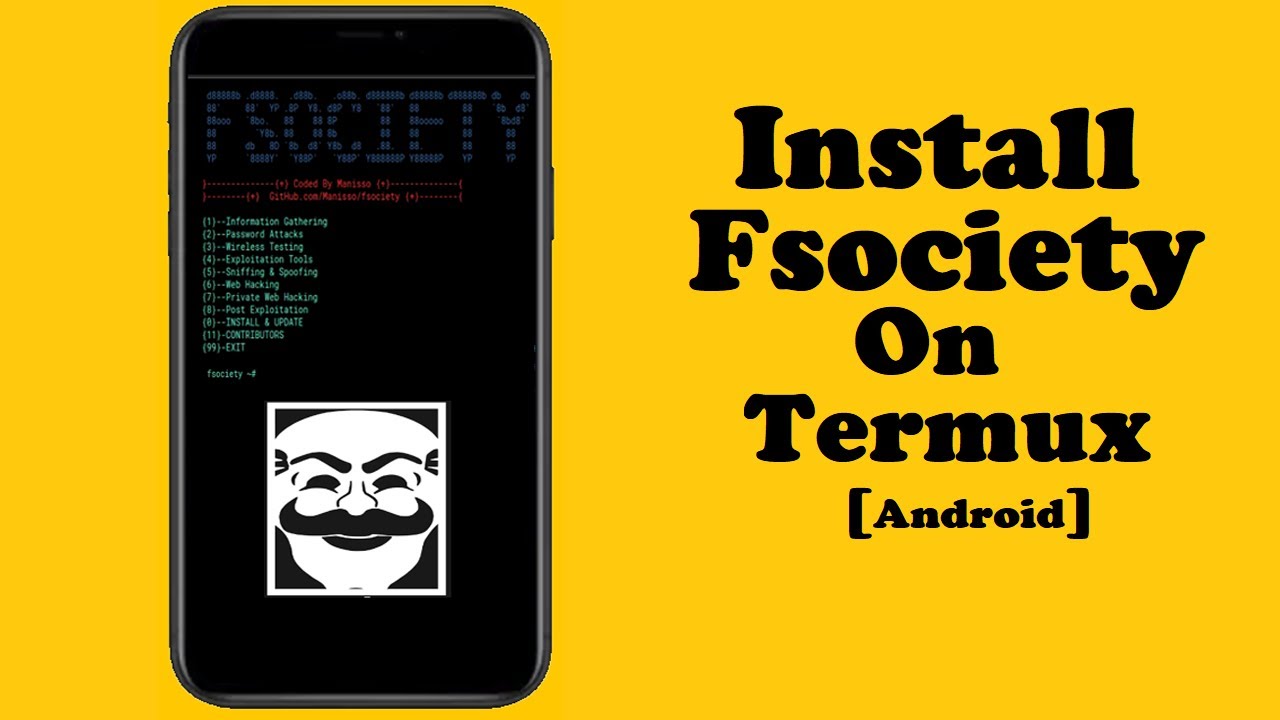 How To Install #Fsociety In Termux  Android