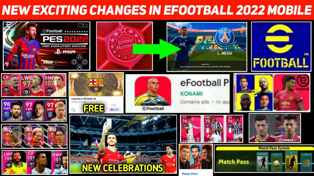 New Exciting Features & Things In eFootball Pes 2022 Mobile | eFootball 2022 Mobile