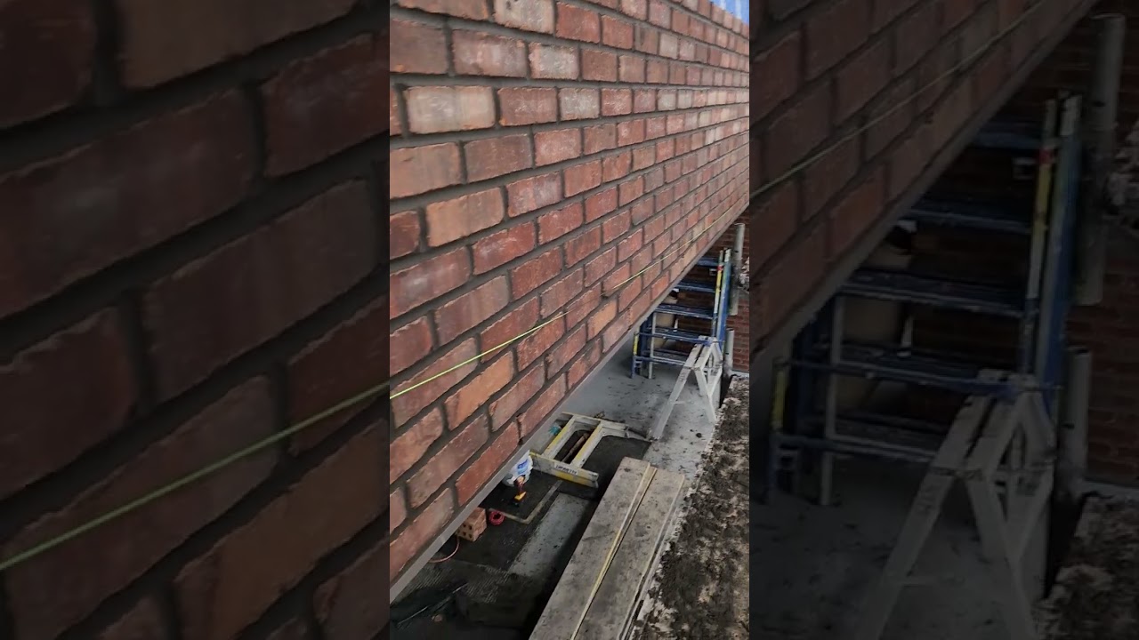 Commercial Masonry Brick Work off Leads And Lines