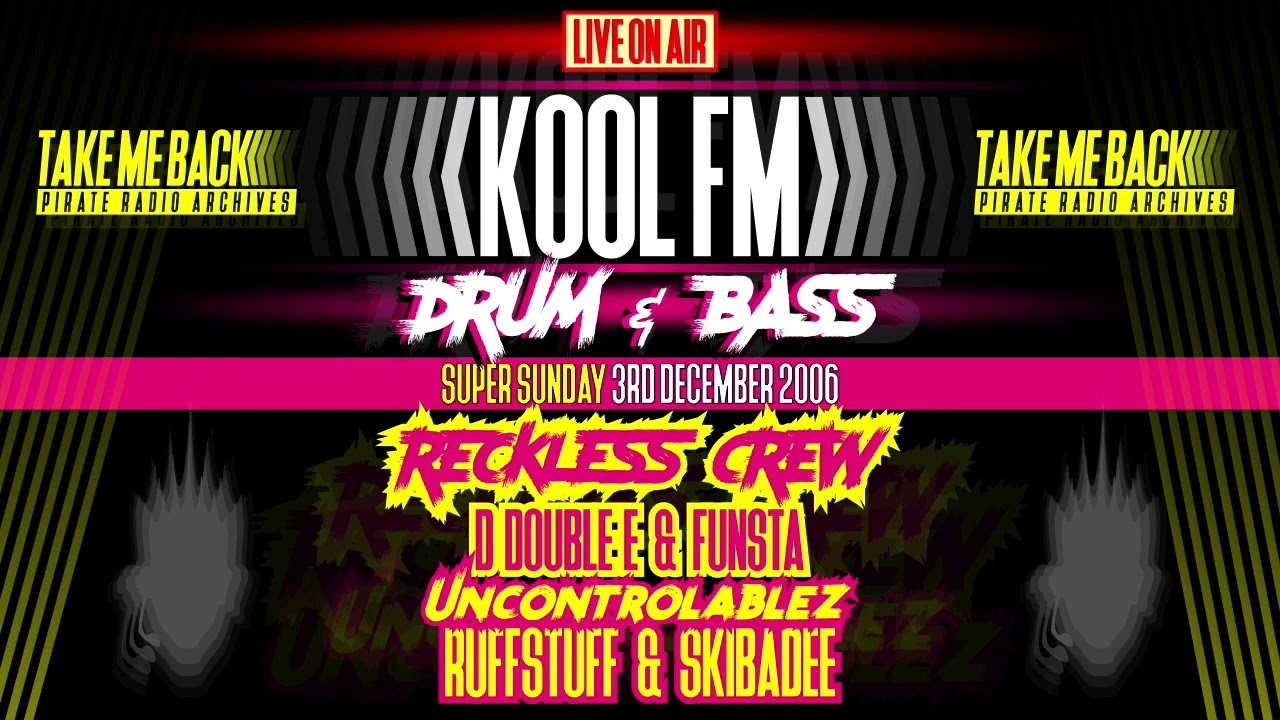 D Double E & Funsta (Reckless Crew) with Skibadee & Ruffstuff (Uncontrolablez) | DNB 2006 | Kool FM