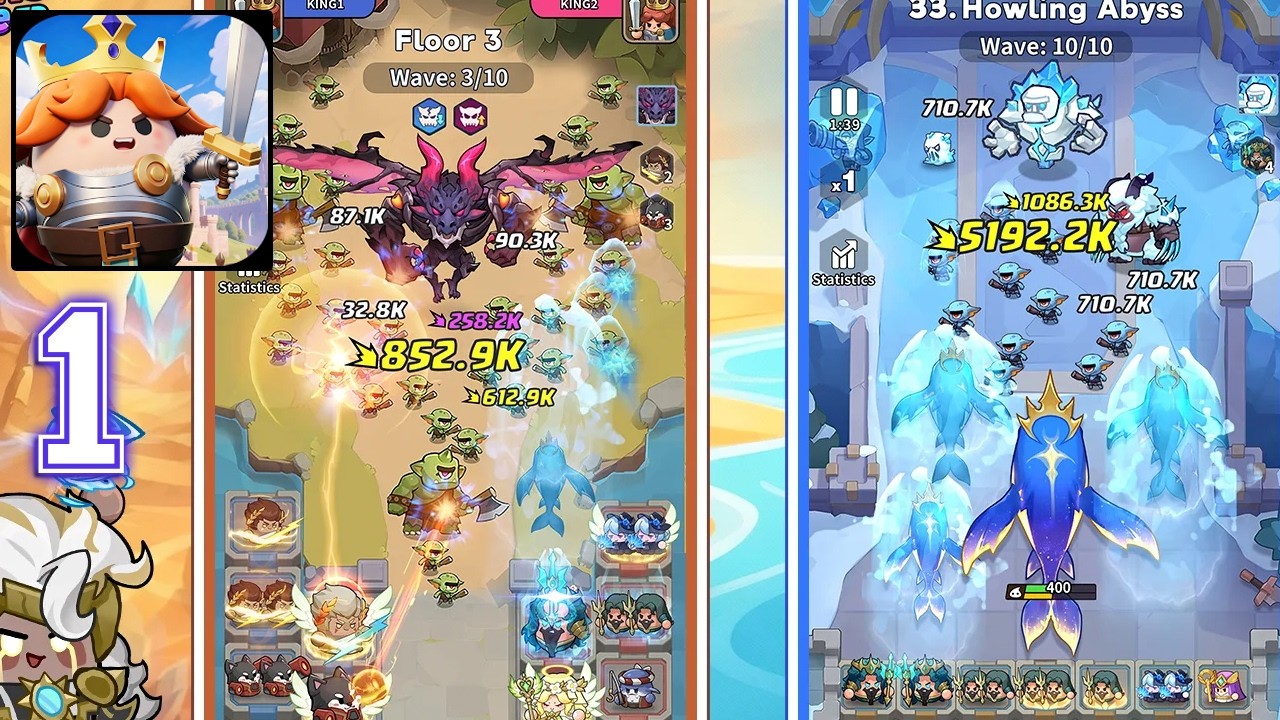 Evo Defense: Merge TD Gameplay Walkthrough Part 1 (android,ios)