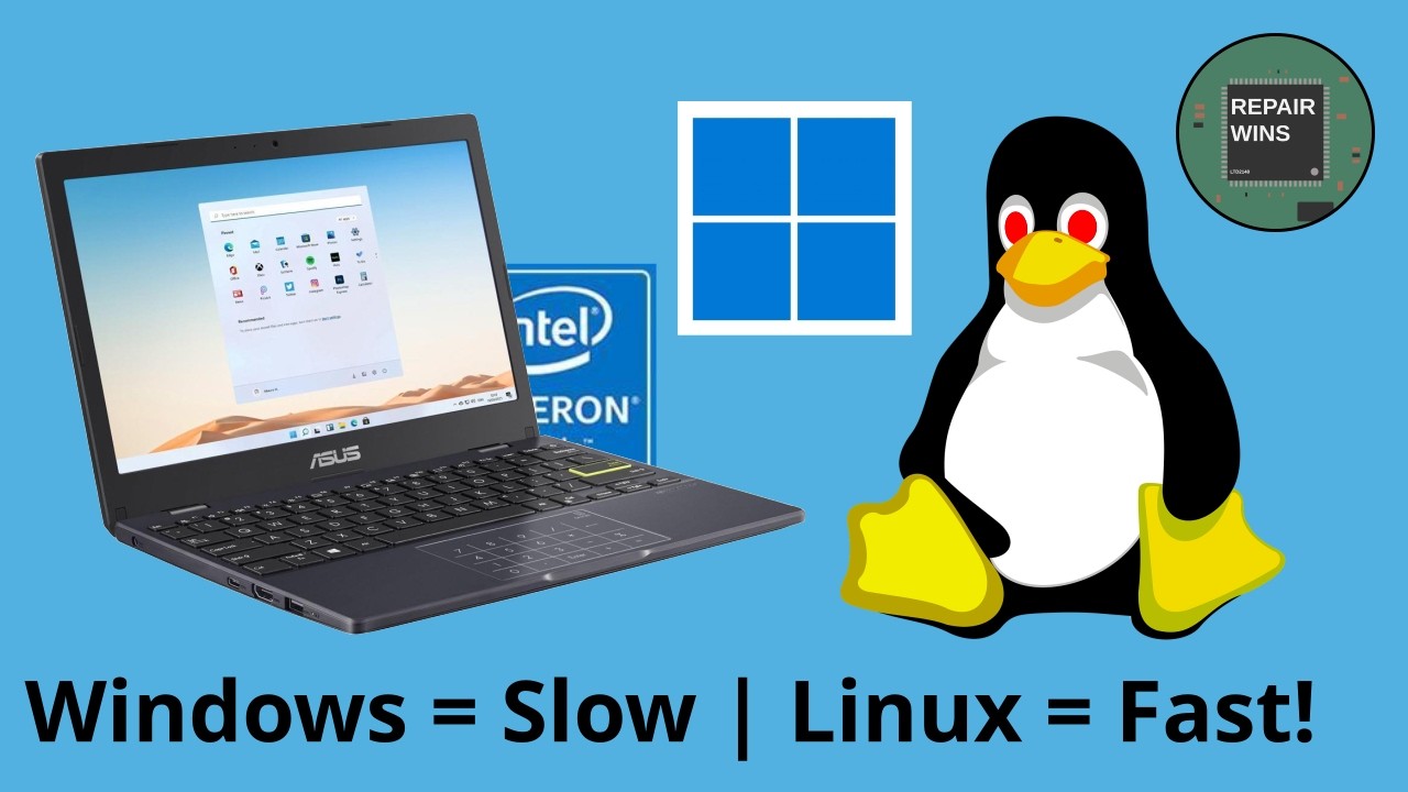 Turn Your Slow Laptop in to a Fast One in 30 Minutes - By Installing Linux!