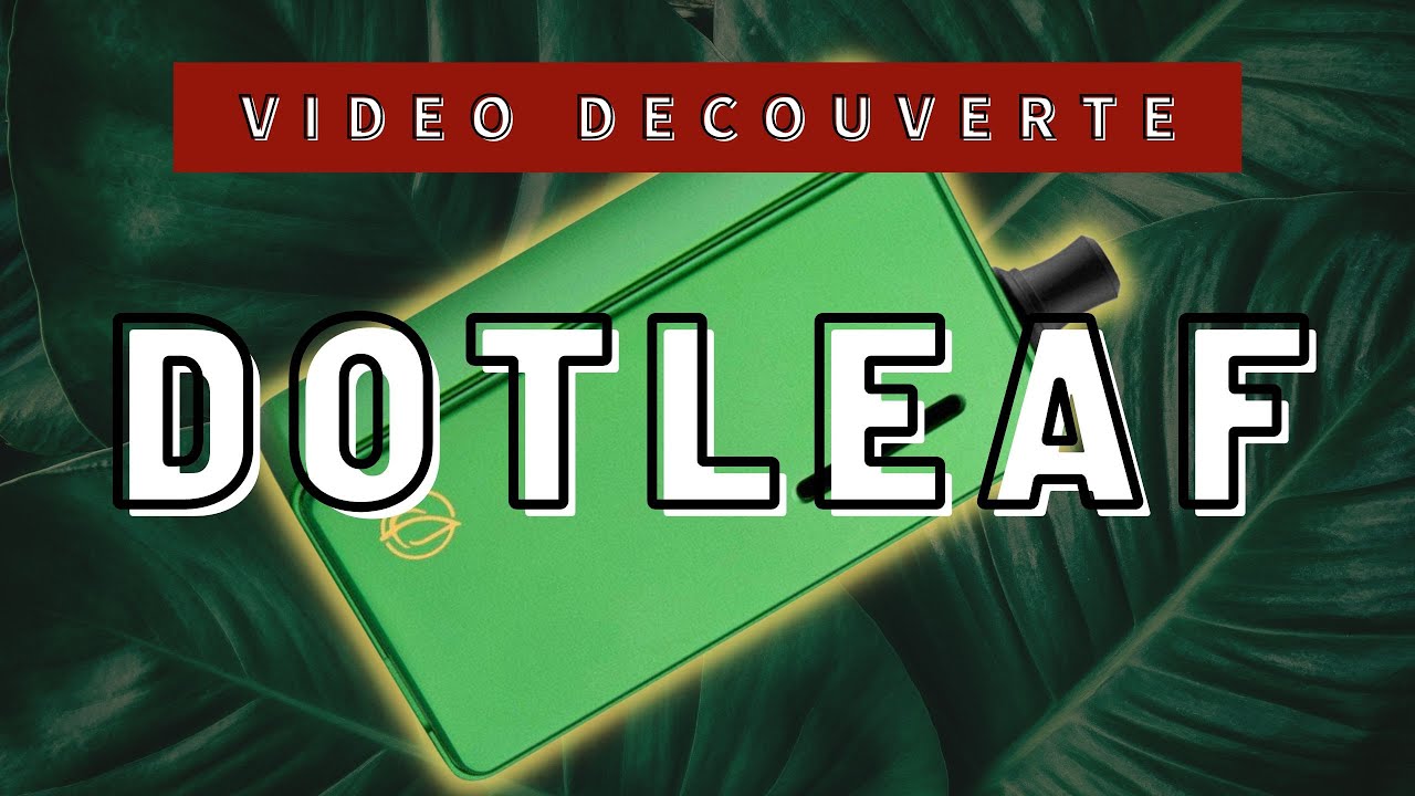 VAPORISATEUR @dotleafofficial | DOTMOD | TEST & D&Eacute;COUVERTE