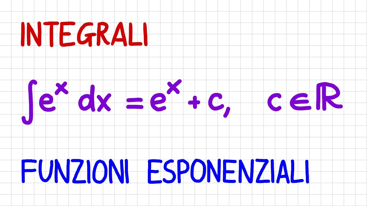 INTEGRALI - funzioni esponenziali  _ NT29