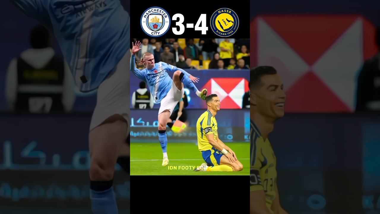 Ronaldo x Haaland Angry Moments | Al Nassr vs Manchester City 🥶