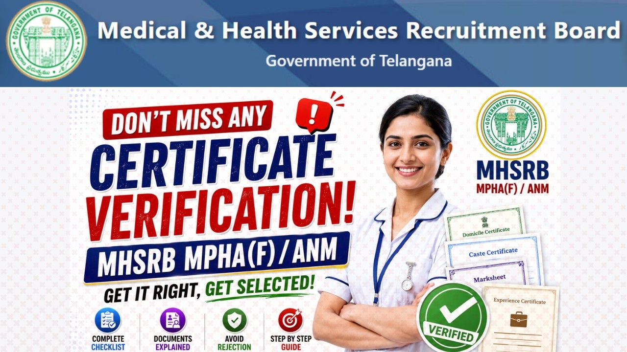 MHSRB MPHA(F)/ ANM CERTIFICATE VERIFICATION 2026 | REQUIRED DOCUMENTS