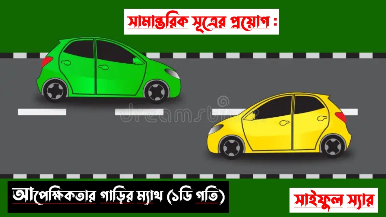 Lecture-16: আপেক্ষিকতার গাড়ির ম্যাথ (1D Motion)